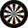 normales Dartscheiben-Set Harrows Pro 35cm